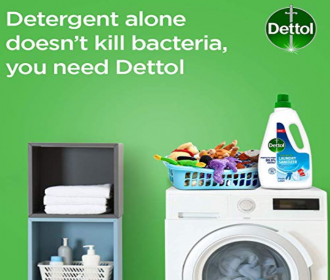 Buy Dettol Detergent Wash Liquid Laundry Sanitizer 960ml at Rs 190 only from Amazon