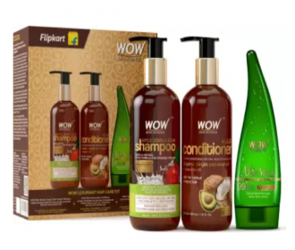 Buy Wow Skin Science Luxuriant Hair Care Kit at Rs 599 only from Flipkart