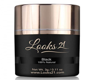 Buy Looks21 Hair Loss Concealer (Black, 3g/0.11oz) from Amazon at Rs 299 only