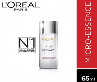 Buy L'Oreal Paris Revitalift Crystal Micro-Essence, 65 ml at Rs 607 from Amazon
