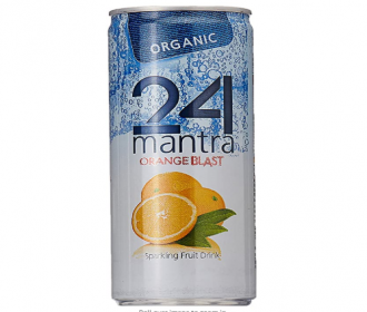 Buy 24 Mantra Organic Orange Blast 250ml (Pack of 6) at Rs 160 from Amazon