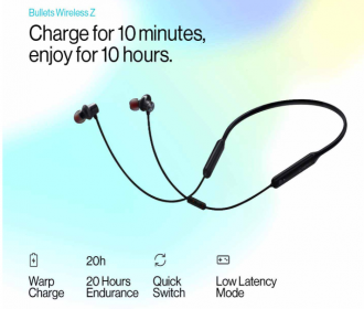 Buy Bullets Wireless Z by OnePlus Online at Amazon India, Charge for 10 Minutes, enjoy 10 hours backup