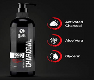 Buy Beardo Activated Charcoal Body Wash, 200 ml at Rs 199 only from Amazon