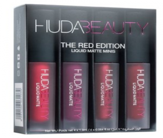 Buy Huda Beauty Red Edition 8 g 4 Matte Liquid Mini Lipstick @ Rs 189 ...
