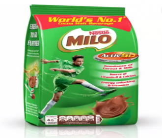 Buy Nestle MILO Activ-Go Powder Pouch Nutrition Drink (400 g, Chocolate Flavored) @ Rs 129 from Flipkart