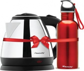 Buy Butterfly Rapid Electric Kettle (1.5 L, Black) and Free Eco750 ml water bottle at Rs 799 from Flipkart