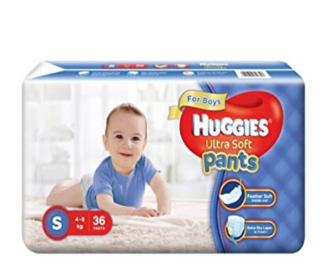 Buy Huggies Ultra Soft Pants Diapers for Girls, Small (Pack of 36) at Rs 270 from Amazon