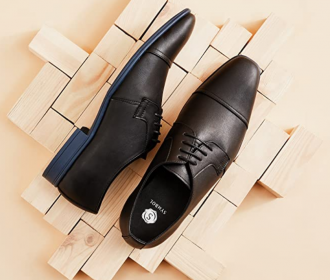 Buy Amazon Brand Symbol Men's Synthetic Formal Shoes at upto 88% off starting at Rs 270 only