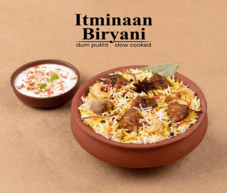Itminaan Biryani Coupon Code Today's Offers- Flat Rs 200 OFF on First 3 Biryani Orders [All Users]