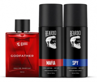 Buy Beardo Godfather Fragrance Combo for Men EAU DE PARFUM | Made in India at Rs 560 only