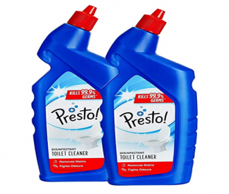 Buy Presto Toilet Cleaner- 1 L (Pack of 2) at Rs 160 only from Amazon