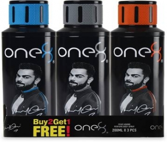 Buy one8 by Virat Kohli Deos ( Willow + Fresh + Pure) Perfume Body Spray For Men (Pack of 3) at Rs 322 from Flipkart