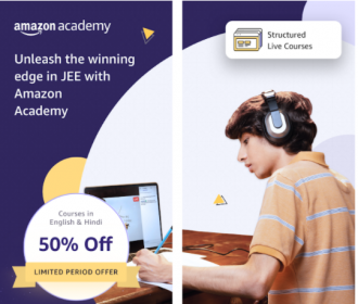 Amazon Academy IIT JEE All India Scholarship Test Series (AIMT) by Amazon: Prepare for the Amazon Academy IIT JEE Scholarship Test and win Reward upto