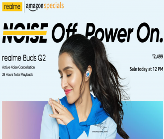Buy realme Buds Q2 with Active Noise Cancellation (ANC) True Wireless Earbuds Online Amazon Price Rs 2499 from Amazon