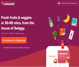 Swiggy Instamart Grocery Shopping Discount Coupons Offers- Rs 150 OFF on Swiggy Instamart Orders