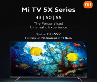 Buy Xiaomi Mi TV 5X Ultra HD (4K) LED Smart Android TV with Dolby Atmos & Dolby Vision Series Online Flipkart Starting at Rs 31,999- Extra HDFC bank D