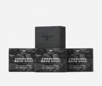 Buy BOMBAY SHAVING COMPANY Activated Bamboo Charcoal Bath Soap, Pack of 3 at Rs 179 only