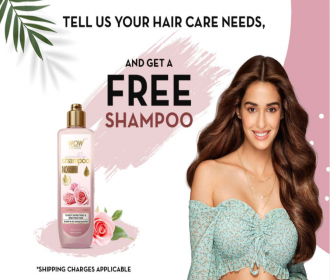 WOW Free Shampoo Survey Offers- Get WOW Rose Shampoo, 200ml  Worth Rs 249 For free- 100% OFF