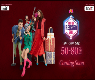 Myntra END OF REASON SALE OFFERS [18th-23rd December 2020] Get Upto 50-80% OFF on Branded Fashion Products, Extra ICICI/AXIS Bank Discount Offers