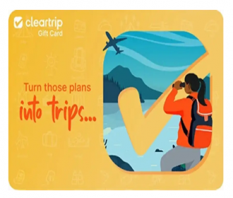Cleartrip Flights Digital Gift Card from Flipkart at Flat 10% OFF, Extra Cleartrip Super Coin Discount