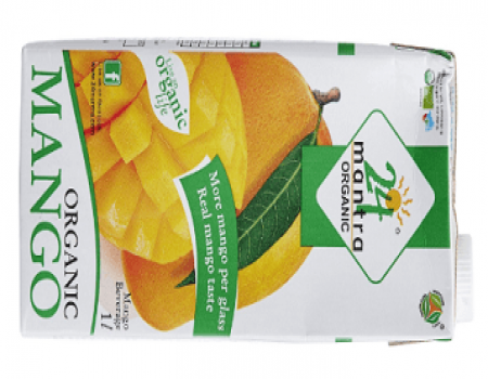 Buy 24 Mantra Organic Mango Juice 1 Liter at Rs 69 on Amazon