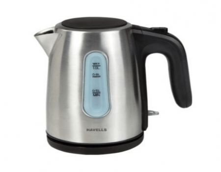 Buy  Kettle (Silver) Havells Aquis II 1-Litre 1100-Watt At Rs 2,118 Only