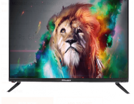 Buy Maser M2200 55 cm 22 inch HD Ready LED Television at Rs 6,149 Only