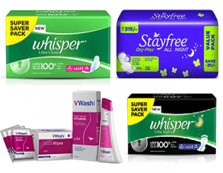 Amazon Womens Products Offers: Upto 20% off on Feminine Hygiene Products