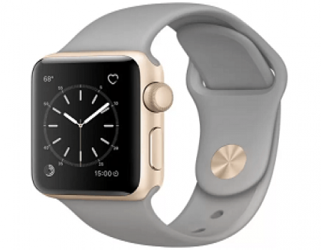 Buy Apple Watch Series 1 - 38 mm Gold Aluminium Case at Rs 18,900 from Flipkart