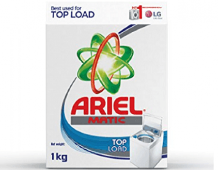 Buy Ariel Matic Top Load Detergent Washing Powder 1Kg at Rs 168 Amazon