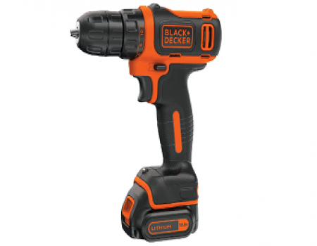 Buy Black + Decker BDCD12 10.8V Li-Ion Cordless Drill (Orange, 3-Pieces) just at Rs 2,999 only from Amazon