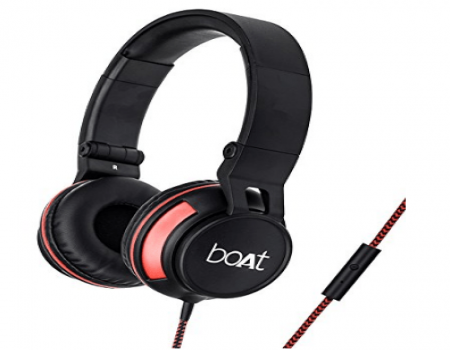 Buy boAt BassHeads 600 On-Ear Headphones with Mic from Amazon at Rs 599 Only