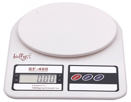 Buy Bulfyss Electronic Kitchen Digital Weighing Scale 10 Kg from Amazon at Rs 396 Only
