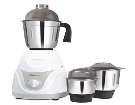 Buy BrightFlame Mixer Grinder - Jura, with 3 Jars (White) At Rs 1,750 Only from Amazon