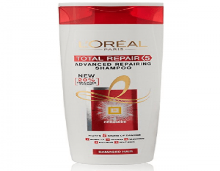 Buy L'Oreal Paris Total Repair 5 Advanced Repairing Shampoo 360ml at Rs 165 Amazon