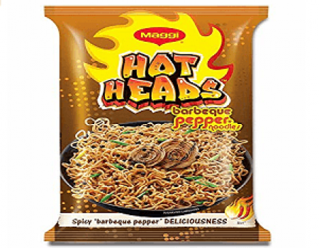 Buy Maggi Hotheads Noodles, Barbeque Pepper 71g at Rs 148 from Amazon