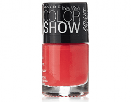 Buy Maybelline Color Show Bright Sparks Flash of Coral 6ml at Rs 110 from Amazon