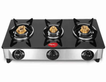 Buy Pigeon Favorite 3-Burner Glass Cooktop at Rs 1858 Only from Pepperfry