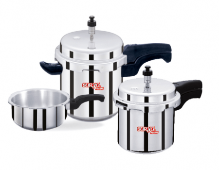 Buy Leo Natura Eco + 2 L, 3 L, 5 L Induction Bottom Pressure Cooker (Aluminium) at Rs 1,099 Only from Flipkart