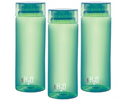 Buy Cello Deluxe Unbreakable Water Bottle Set of 3 at Rs 387 from Amazon