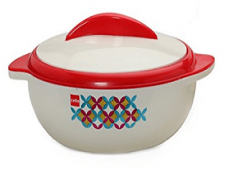 Buy Cello Sizzler Plastic Casserole 1.5 Litres, Red at Rs 258 from Amazon