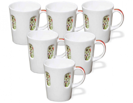 Buy Clay Craft Beans 308 Coffee Mug Set of 6 at Rs 277 from Amazon