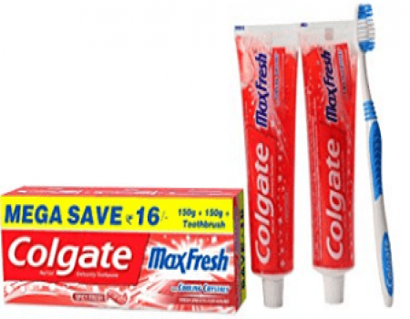 Buy Colgate Toothpaste Maxfresh Spicy Fresh 300g at Rs 142 from Amazon
