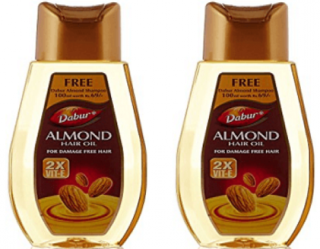 Buy Dabur Almond Hair Oil, 500ml (Pack of 2) at Rs 150 from Amazon