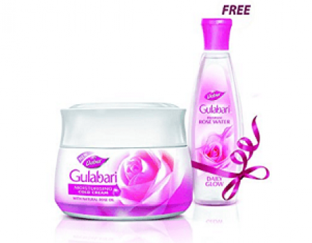 Buy Dabur Gulabari Cold Cream 55ml Free Gulabari Rose water 59ml at Rs 75 Amazon