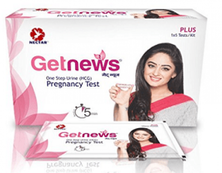 Buy Neclife Getnews One Step Pregnancy Test- Pack Of 5 Rs 124 at Amazon