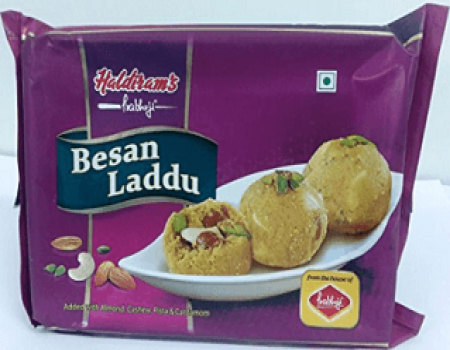 Buy Haldirams Prabhuji Besan Laddu, 336g at Rs 150 from Amazon