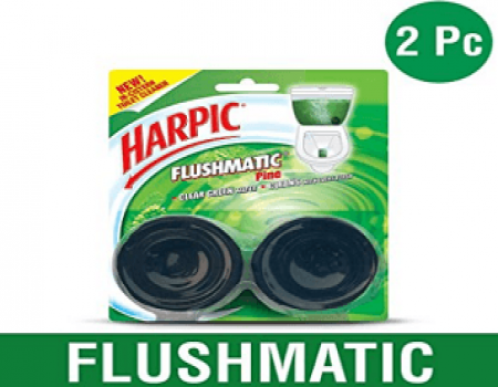 Buy Harpic Flushmatic Twin Pine 100g at Rs 77 from Amazon