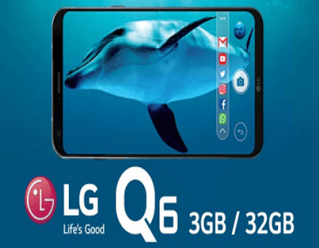 LG Q6 Plus LGLGM700DSKPLN (Blue, 4GB RAM, 64GB Storage) from Amazon, Flipkart at Rs 9,990 Buy Online