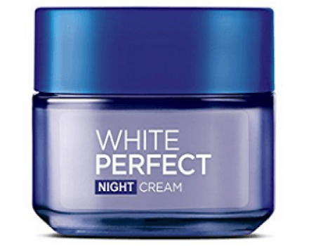 Buy L'Oreal White Perfect Fairness Revealing Soothing Night Cream at Rs 385 Amazon